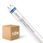 Multipack 10x Philips LED Tube T8 MASTER (HF) High Output 8W 1050lm - 840 Cool White | 60cm - Replaces 18W