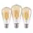 Multipack 3x Eglo LED Edison E27 Filament Amber 12W 400lm - 822 Extra Warm White | Replaces 40W