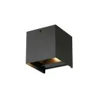 D'Lite LED Wall Light Elingen Aluminium Black 4.9W 480lm - 830 Warm White | Motion Sensor