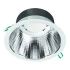 Philips LED Downlight Coreline DN142B Aluminium White 11W 1200lm 60D - 830 Warm White | Cutout 155mm - IP54 - UGR